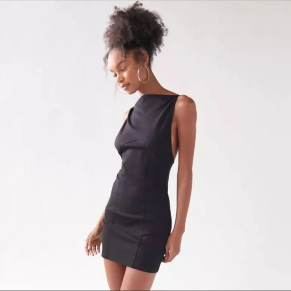 Urban Outfitters Backless Black Dress